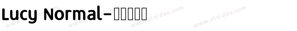 Lucy Normal字体转换